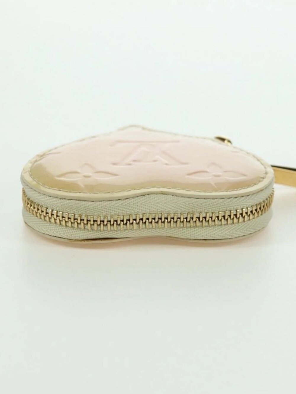 LOUIS VUITTON Vernis heart Mini Coeur Coin Purse Broncorail M91486 Auth ARZ172A - Picture 5 of 15